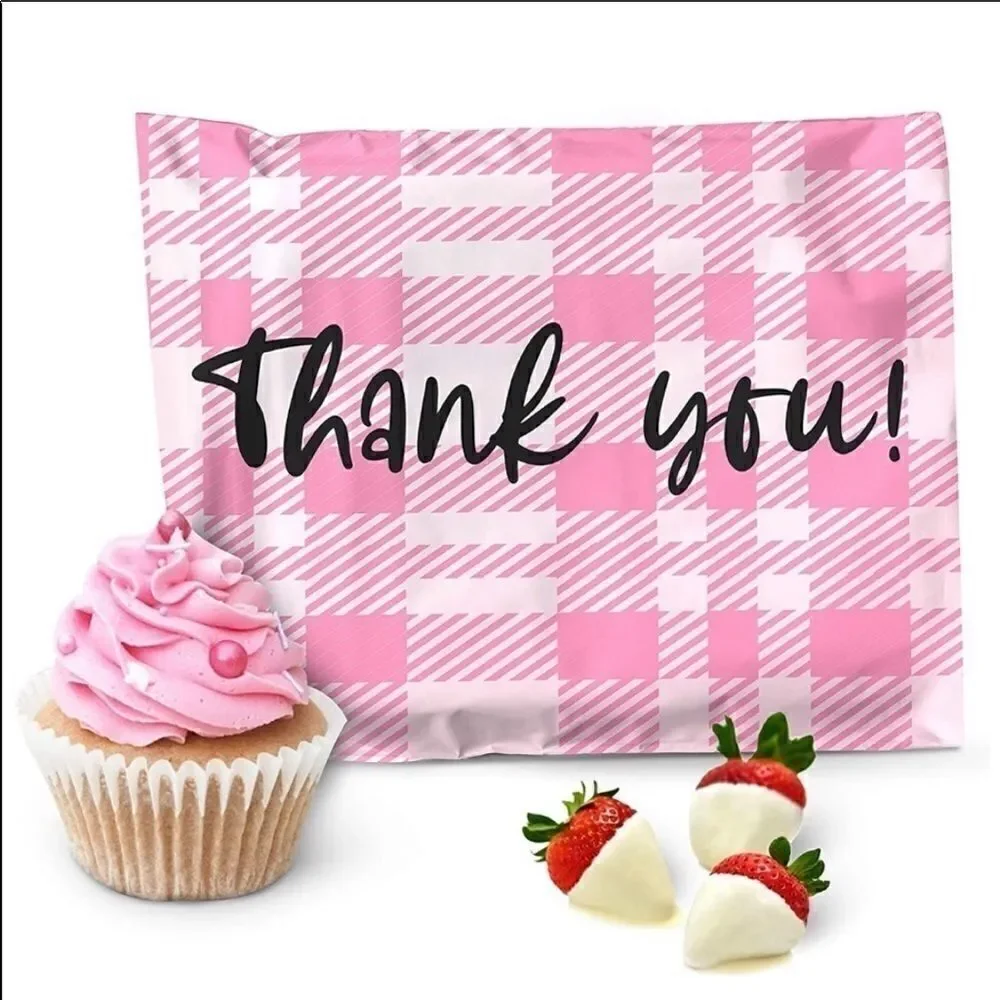 Poly Mailers MIX 6x9 10x13 Cherry 35pcs 35stickers